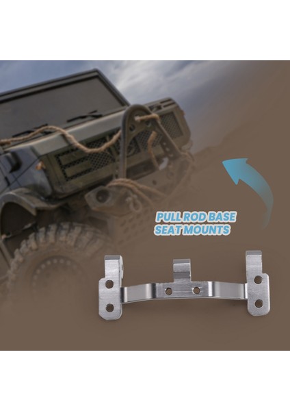 Metal Çekme Çubuğu Tabanı Koltuk Montaj Servo Seti Wpl C24 C14 C14K C24K 1/16 Rc Araba Kamyon Paletli Yedek Parça Yükseltme (Yurt Dışından)
