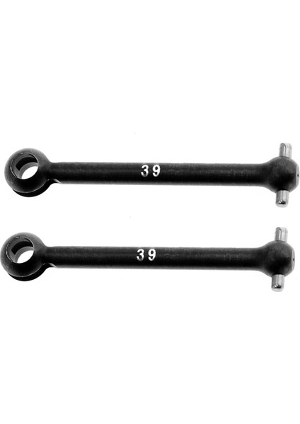 Metal Köpek Kemik Tahrik Mili Seti Tamıya 53505 39MM Şasi Rc Off-Road Araba Ortak Yükseltme Parçaları Siyah (Yurt Dışından)