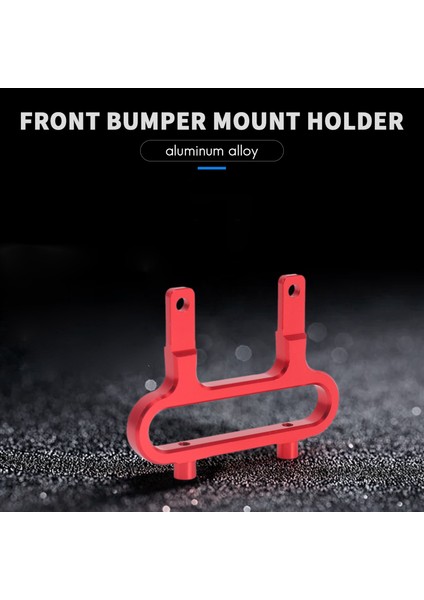 Alüminyum Ön Tampon Montaj Tutucu Braketi 1/10 Redcat Blackout Xte Sc Xbe (Pro) Yükseltme Parçaları Aksesuarları, Kırmızı (Yurt Dışından)