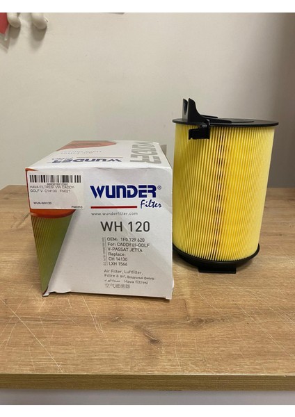 Wunder WH120 Hava Filtresi Volkswagen Golf V Passat Jetta 1.4 1.6 Tsı 2.0 Fsı Seat Leon Iı 1.2 - 1.4 - 1.6 Toledo Iıı 1.4 - 1.6 Skoda Octavıa Iı Superb Iı Yetı 1.2 - 1.4 Audı A3 1.2 - 1.4 - 1.4