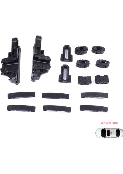 BSR665 Jeep Renegade Bu B1 Bv 2014-ON Suv Van 77368445 Için Mysky Sunroof Tamir 16 Parça Seti