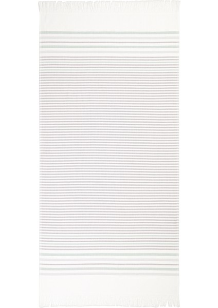 Summer Leaf & Stripe 2'li Peştamal Plaj Havlusu 70X150 cm fırsatları