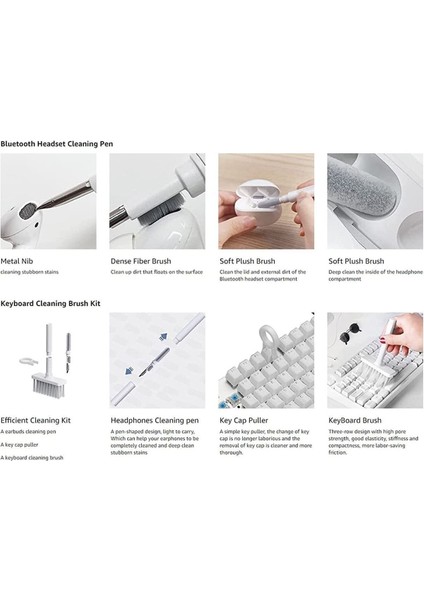 Fırça Telefon Bilgisayar Klavye Temizleme Fırçası Lens 5in1 Kablosuz Bluetooth Oyuncu Temizlik Aparatı fiyatları
