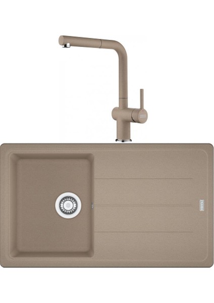 Basis Bfg 611 Oyster Granit Evye Active Plus Doccia 2.0 Batarya Set
