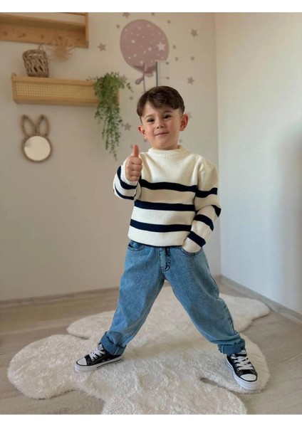 Triko Kazak Kot Alt Erkek Çocuk Tarz Takım