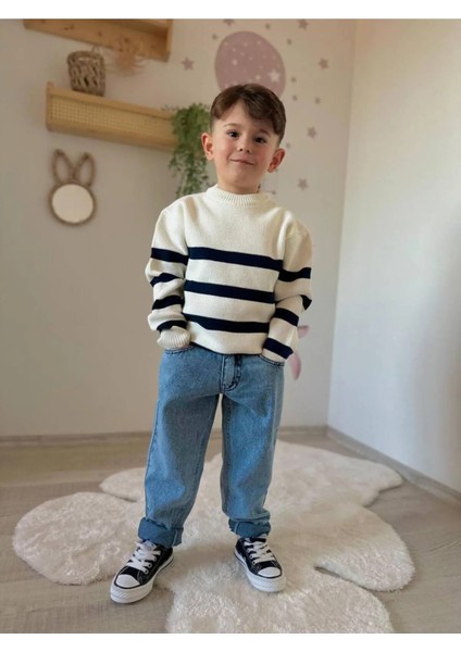 Triko Kazak Kot Alt Erkek Çocuk Tarz Takım modelleri