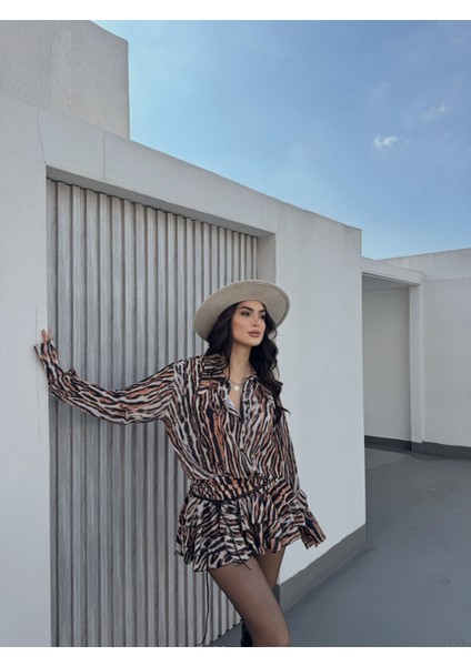 Alyaana Gömlek Yaka Mini Elbise fiyatları