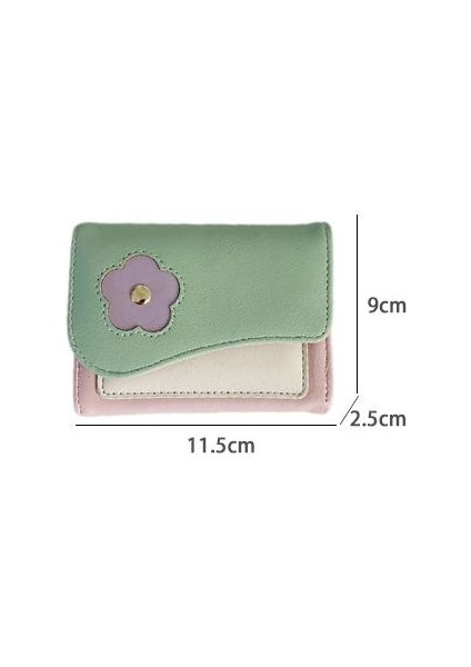 Cüzdan Kart Tutucu Seçılmiş Çevre Dostu Pu Malzeme Kolayca Deforme Olmaz Kontrast Renk Stili, Pembe (Yurt Dışından) modelleri