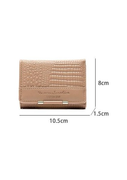Cüzdan Kart Tutucu Seçılmiş Çevre Dostu Pu Malzeme Deforme Edilmesi Kolay Değıl Ultra Hafif ve Popüler Stil, Pembe (Yurt Dışından) modelleri