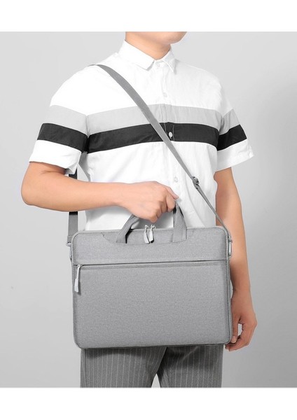Fashion Smart 13.3 Taban Korumalı. Omuz Askılı Macbook Air-Pro Gri Laptop Çantası (Yurt Dışından) fırsatları