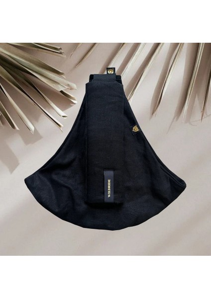 Linen Black - Siyah Keten Çocuk Taşıyıcı