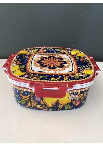 Flavor Orta Boy Kare Saklama Kabı 20X20X7,5 cm