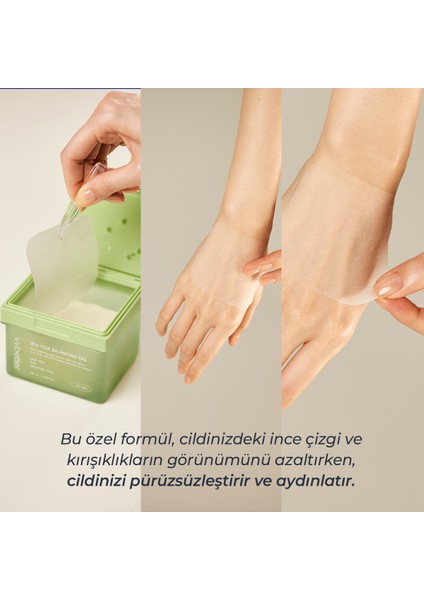 VV BETTER Jeju Yuja Cera Balancing Pad Cilt Dengeleyici Tonik Ped ZINC PCA PHA Kore 120pcs