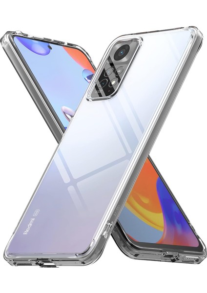 Xiaomi Redmi Note 11 Pro - 12 Pro 4g Uyumlu Kılıf Kamera Çıkıntılı Korumalı Renksiz Yumuşak Şeffaf Silikon Kapak