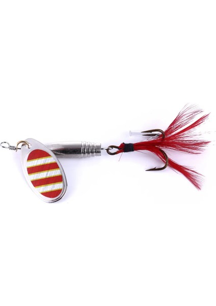 Paslanmaz Çelik 8cm 11GR Döner Kaşık Olta Yem 3/5/10 Adet Sert Kaşık Bas Lures Metal Balıkçılık Cazibesi Tüy Tiz Kanca Pike Balıkçılık Için