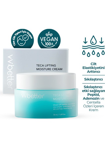 Teca Lifting Moisture Cream Nemlendirici Krem Kore 50ml fiyatları