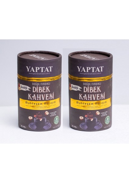 Dibek Kahve (Fındıklı) 150 gr Silidir Kutu x 2 Adet