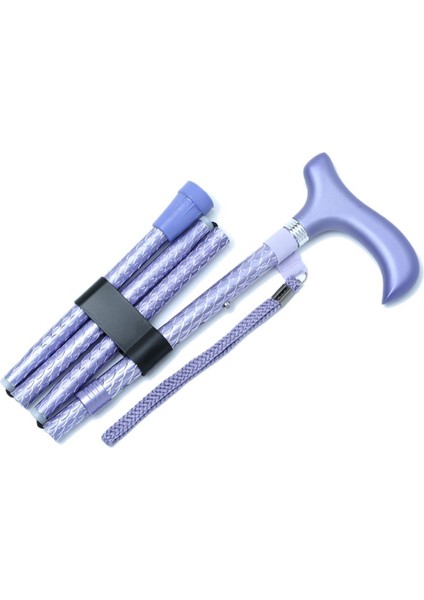 Kifidis ME606 Katlanır Baston B044-2010 Mor Desenli