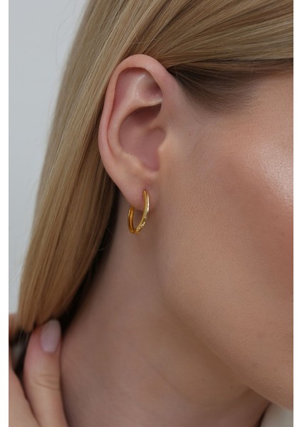 14 Ayar Altın Ajda Küpe 2 cm Gizli Kilitli fırsatları