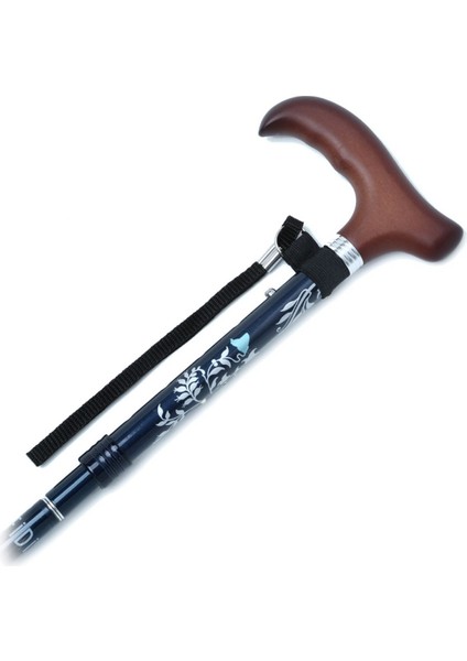 Kifidis 606SAW Taşlı Katlanır Baston 9033-2 Lacivert Desenli modelleri