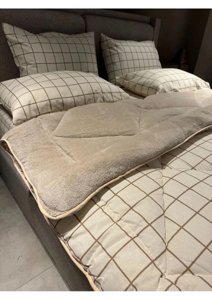 Çift Kişilik Welsoft Puffi Yorgan 195 x 215 - 2 Adet Yastık Kılıflı