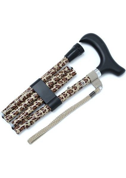 Kifidis MF606 Katlanır Baston B044-8270-3 Leopar Desenli