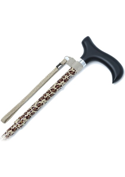 Kifidis MF606 Katlanır Baston B044-8270-3 Leopar Desenli modelleri