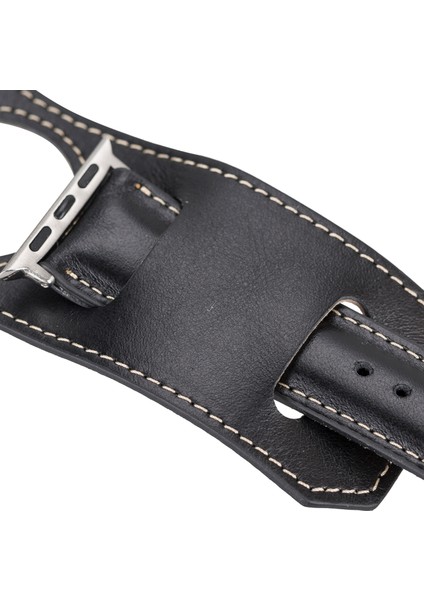 Deri El Yapımı Kadın ve Erkek Için Apple Watch Kordonu 38/40/41/42/44/49 mm Ultra Ultra 2 modelleri