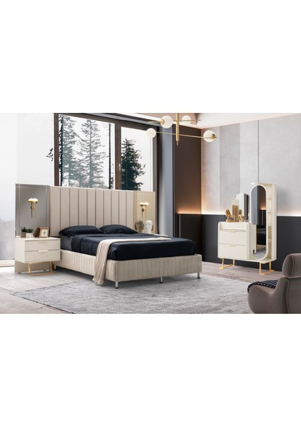Dicle Yatak Odası Takımı %100 Mdf
