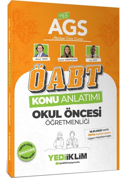 2025 Meb Ags Öabt Okul Öncesi Öğretmenliği Konu Anlatımı
