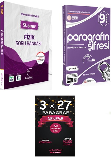 (Sınıf: 9) Fizik Soru Bankası / Paragrafın Şifresi (Sınıf: 9) Paragraf Modüler Soru Bankası