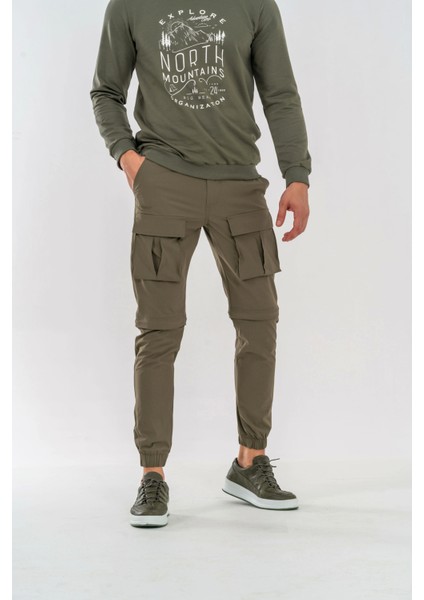 Combat Tactical Outdoor Şort Olabilen Pantolon Şort Bermuda Kapri Pantolon – 519 - N21