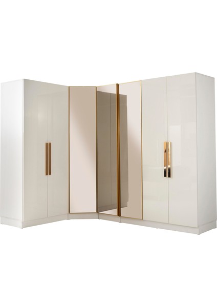 Dicle Köşe Yatak Odası Takımı %100 Mdf