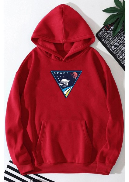 Only Trendwear Unisex Space Baskılı Sweatshirt