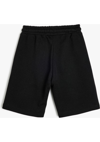 Basic Şort Beli Bağlamalı Cepli