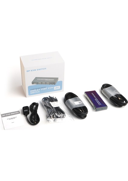 2 Port 4K 60Hz Dp Kvm Switch (DK-AC-KVM2X1DP)