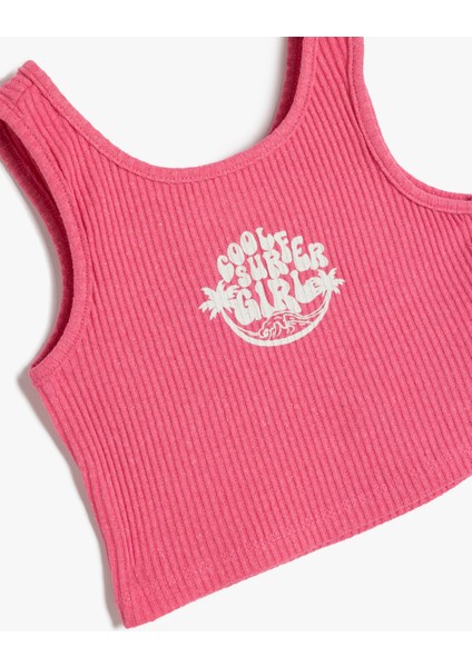 Bisiklet Yaka Baskı Detaylı Askılı Kolsuz Atlet modelleri