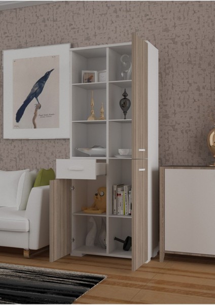 Banyo Dolabı Çok Amaçlı Dolap Mutfak Dolabı Ofis Dolabı Raflı