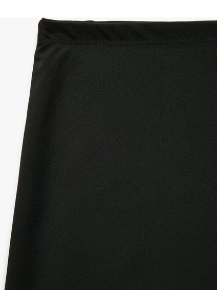 Yüksek Bel Slim Fit Spor Şort Etek