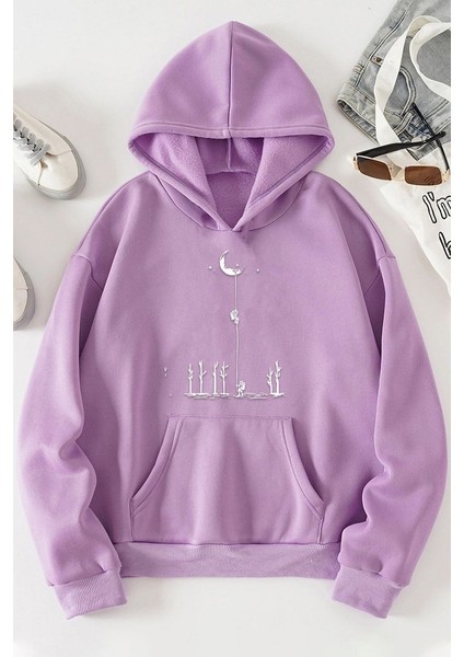 Only Trendwear Unisex Uzay Temalı Sweatshirt