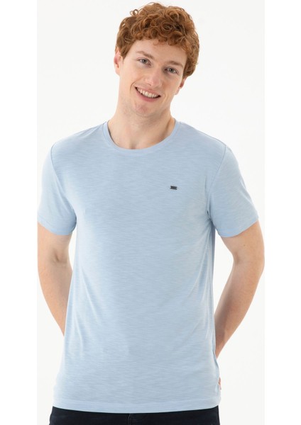 U.s. Polo Erkek O Yaka Yıkamalı Modal Spor T-Shırt
