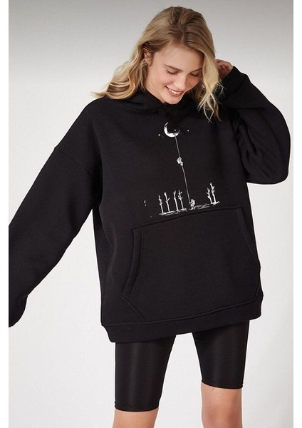 Only Trendwear Unisex Uzay Temalı Sweatshirt