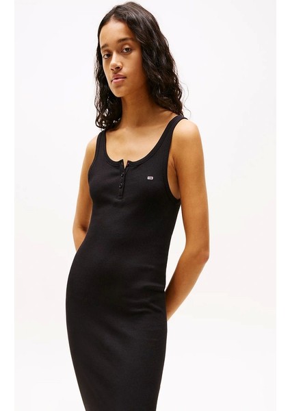 Tjw Button Tank Dress