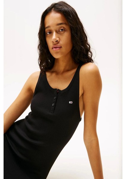 Tjw Button Tank Dress