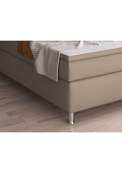 Oslo Muddy Suni Deri 3 Lü Set (YATAK+BAZA+BAŞLIK)160 x 200