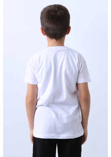 Erkek Çocuk Tshirt Lion Baskılı Bisiklet Yaka E36 fırsatları