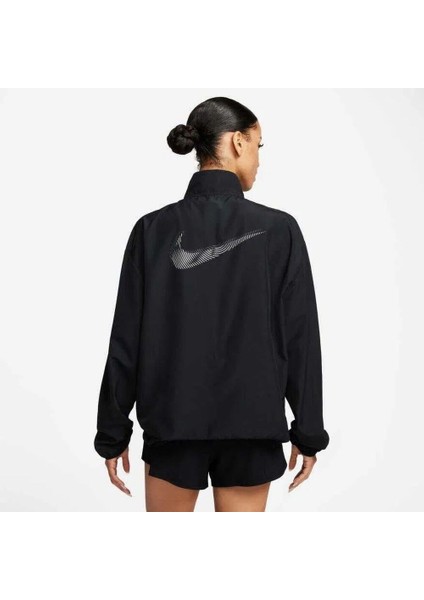 Dri Fit Swoosh Hbr Jacket Siyah Kadın Koşu Ceket -Rüzgarlık FB4694-010