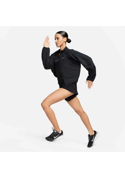 Dri Fit Swoosh Hbr Jacket Siyah Kadın Koşu Ceket -Rüzgarlık FB4694-010