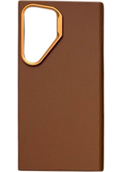 Samsung Galaxy S25 Ultra Kılıf Vegan Deri Kapak