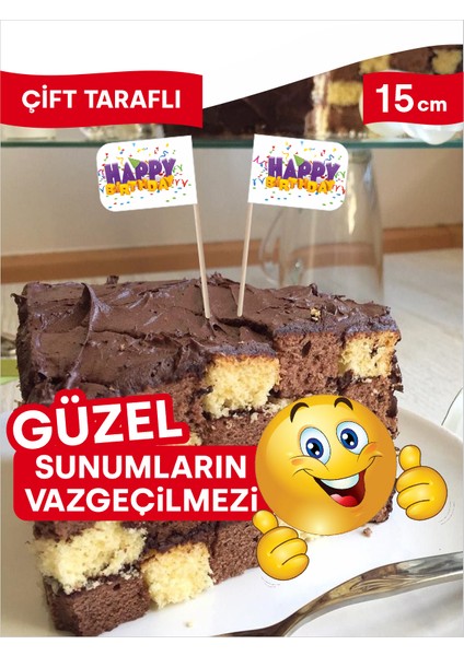 Happy Birtday Yazılı Doğum Günü Servis Kürdanı indirimleri